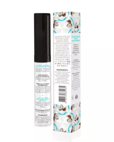 Lip Gloss Hot Kiss Coco par Exsens pour des lèvres brillantes et hydratées-3