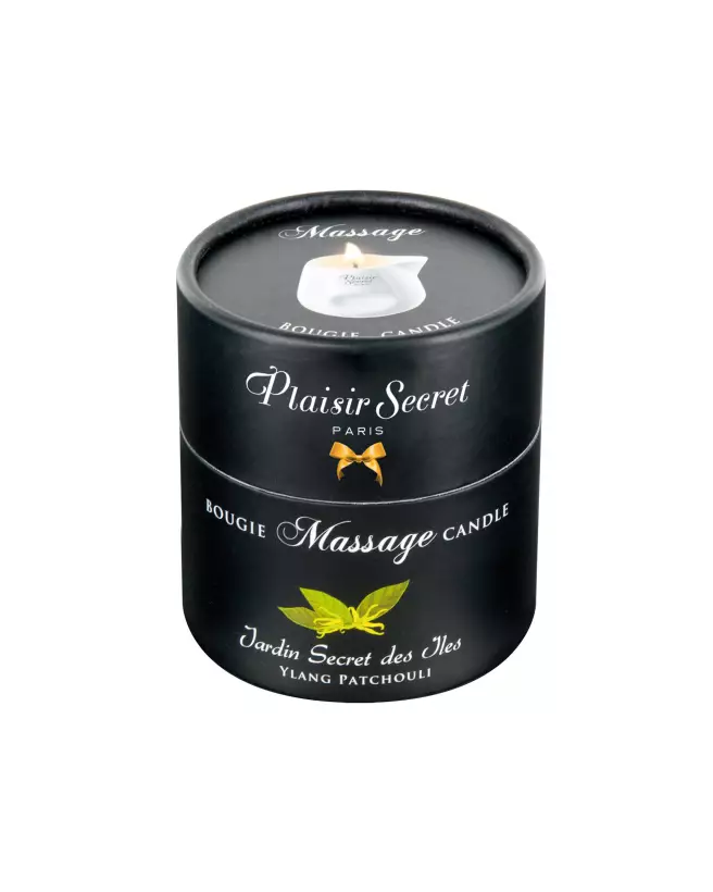 Bougie de massage Ylang Patchouli Plaisir Secret 80ml pour détente et relaxation-2
