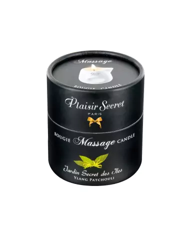 Bougie de massage Ylang Patchouli Plaisir Secret 80ml pour détente et relaxation-2