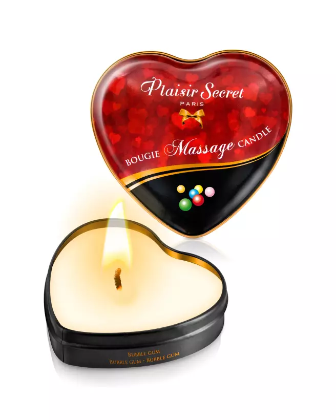 Bougie de massage Bubble G 35ml de Plaisir Secret pour relaxation-1