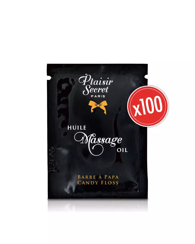 Image de DOSET.MASSAGE 3ML B. A PAPA X100 par Plaisir Secret - huile de massage comestible-1