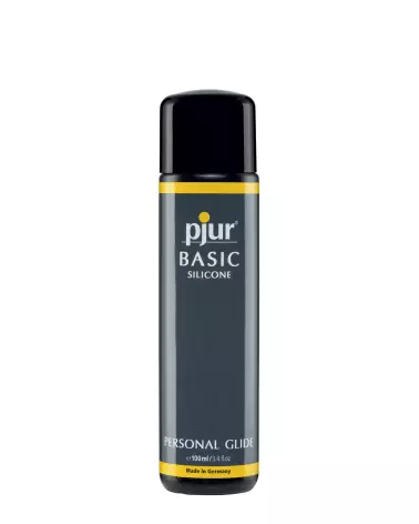 Image du lubrifiant Pjur Basic Silicone 100ml à base de silicone, durable et doux-1