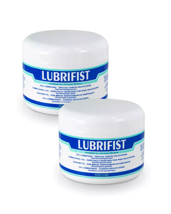Image lubrifiant LUBRIFIST 500ML à base d'eau de LUBRIX, pack de deux-1