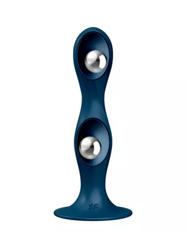 Satisfyer Double Ball Dark Blue Plug Anal Haute Qualité-4
