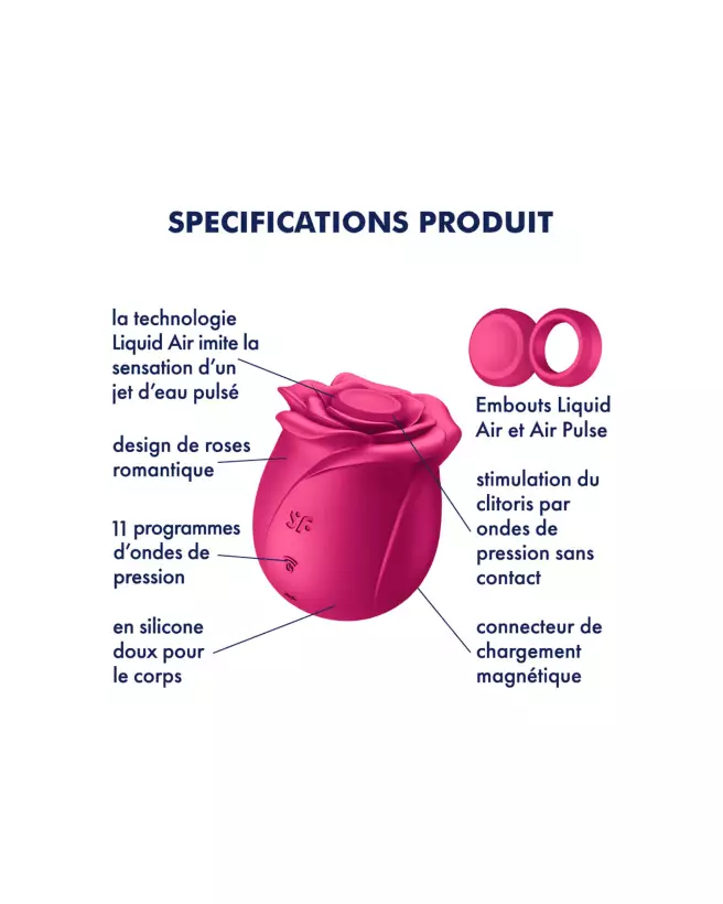 Satisfyer Pro 2 Classic Blossom, stimulateur clitoridien élégant et efficace-3