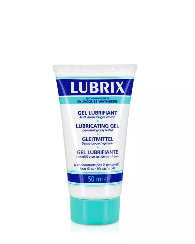 Photo du lubrifiant LUBRIX 50ML à base d'eau, doux et compatible avec préservatifs-1