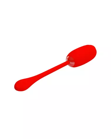 Pretty Love Kirk œuf vibrant rouge avec télécommande-3