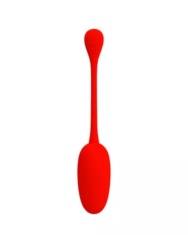 Image du œuf vibrant Pretty Love Knucker Rouge, contrôle à distance et design discret-4