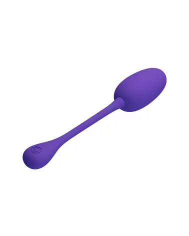 Image de l'œuf vibrant télécommandé Pretty Love Knucker en bleu, jouet intime discret et ergonomique-3