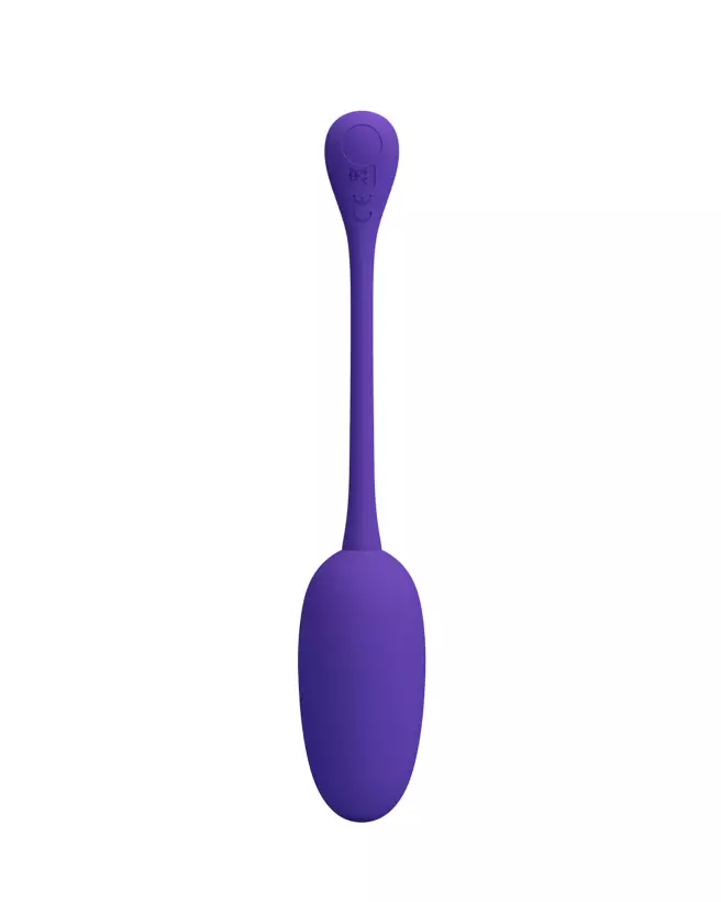 Image de l'œuf vibrant télécommandé Pretty Love Knucker en bleu, jouet intime discret et ergonomique-4