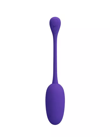 Image de l'œuf vibrant télécommandé Pretty Love Knucker en bleu, jouet intime discret et ergonomique-4