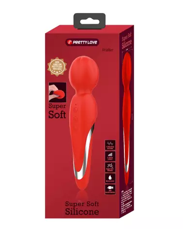 Pretty Love Walter Rouge - Vibromasseur Wand Élégant et Puissant-2