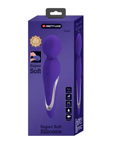 Pretty Love Walter Bleu wand massant ergonomique et design élégant-2