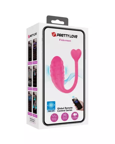 Image du Pretty Love Fisher, œuf vibrant télécommandé pour plaisir discret-2
