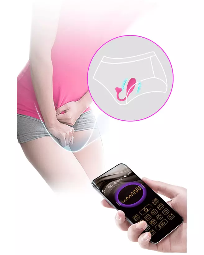 Image du Pretty Love Fisher, œuf vibrant télécommandé pour plaisir discret-3