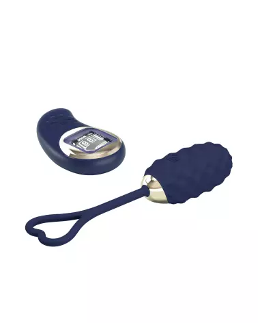 Image de l'œuf vibrant télécommandé Pretty Love Vivian bleu, jouet intime discret et moderne-5