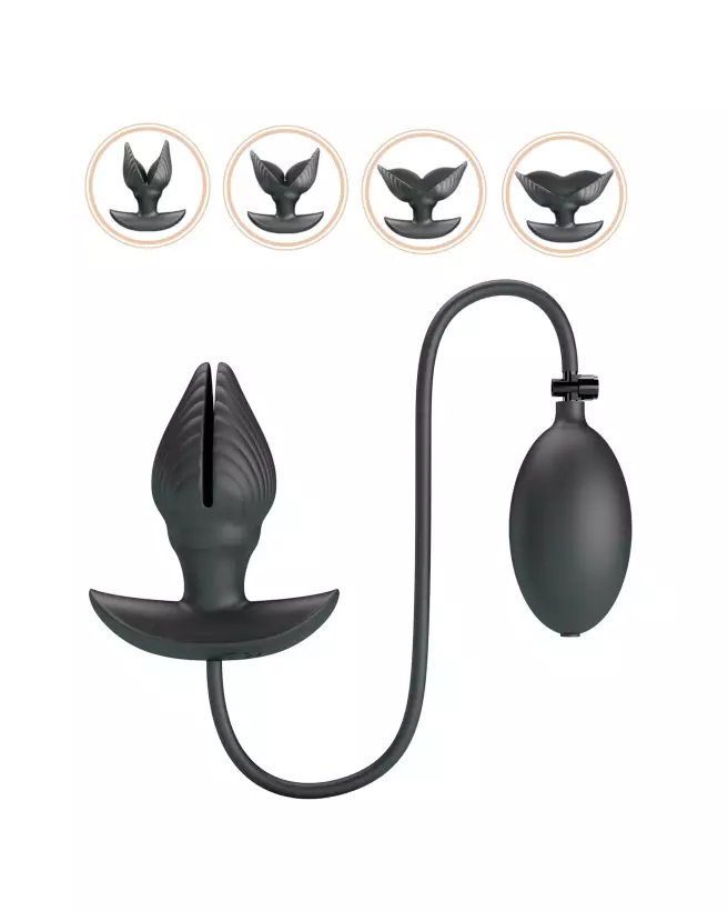 Plug Anal Pretty Love Manson Noir, confort ergonomique, sécurité garantie-1