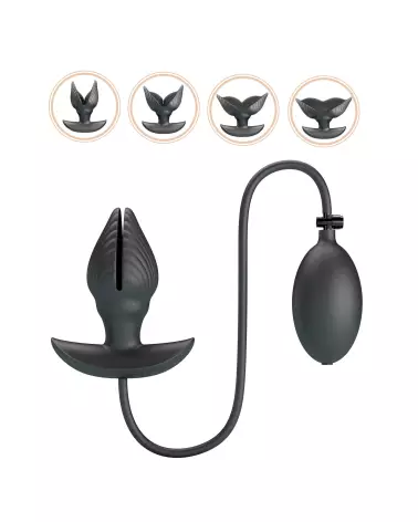 Plug Anal Pretty Love Manson Noir, confort ergonomique, sécurité garantie-1