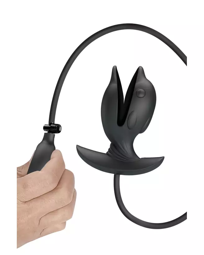 Image du Plug Anal Pretty Love Hanson Noir, sextoy ergonomique en silicone-4