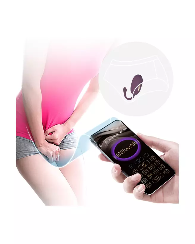 Image de l'œuf vibrant télécommandé Pretty Love Doreen en violet pour stimulation discrète-3