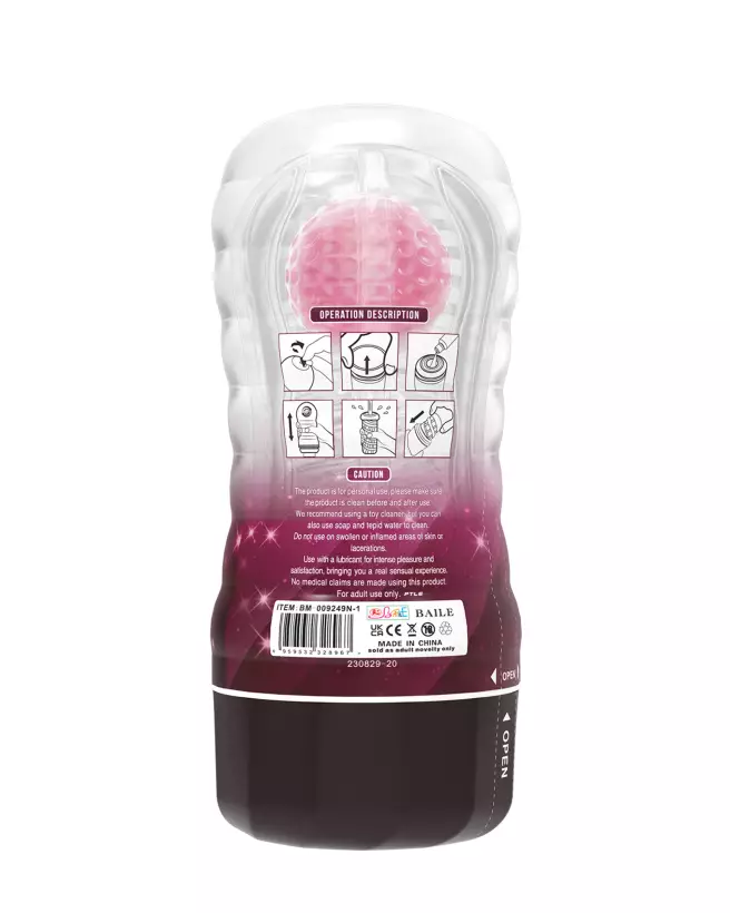 Image du masturbateur Pretty Love Black Hole Rose, conçu pour le plaisir masculin avec technologie avancée et design erg-2