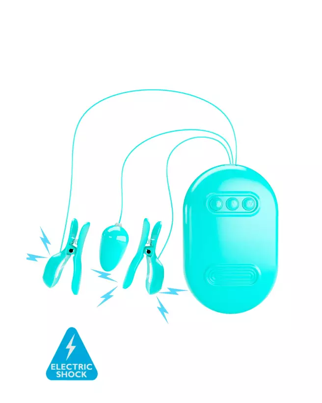 Image de Pretty Love Surprise Box Bleu, œuf vibrant télécommandé pour plaisir discret-1