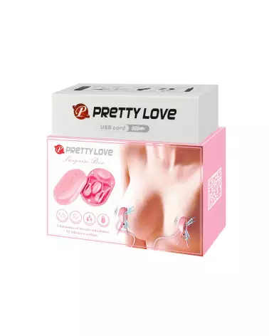 Pretty Love Surprise Box Rose œuf vibrant télécommandé pour stimulation discrète-2