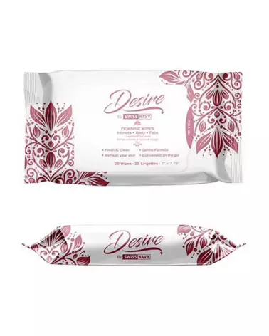 Image des lingettes hygiène intime Swiss Navy, 25 pièces pour soins féminins doux et efficaces-3