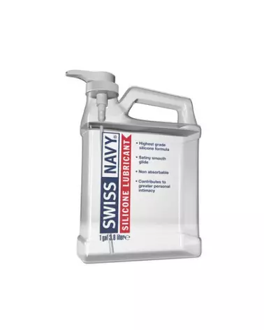 Lubrifiant à base de silicone Swiss Navy 3785 ml haute qualité-1
