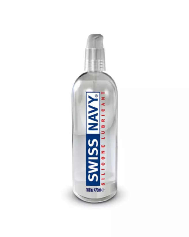 Lubrifiant à base de silicone Swiss Navy 473 ml pour longue durée et peau sensible-1