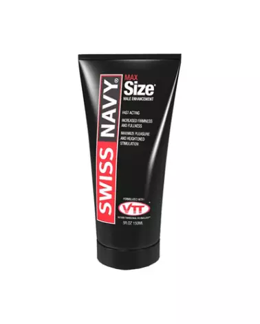 Crème MAX Size Swiss Navy pour amélioration masculine et performance pénienne-1