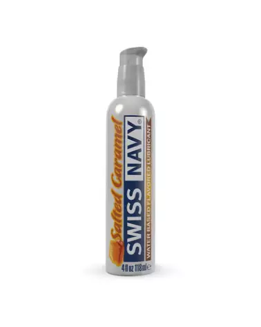 Image du lubrifiant comestible Swiss Navy au caramel salé, 118 ml-1