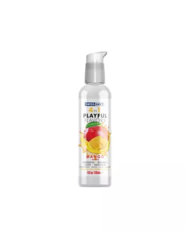 Image Lubrifiant 4 en 1 Swiss Navy à la Mangue - Massage et Hydratation-1