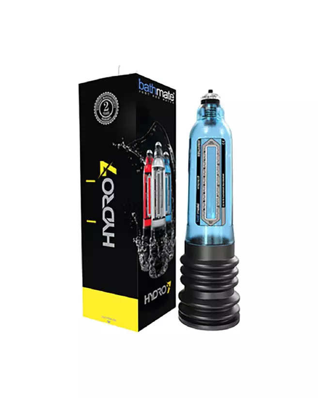 Image de la pompe à pénis BathMate Hydro7 bleue pour amélioration masculine-2
