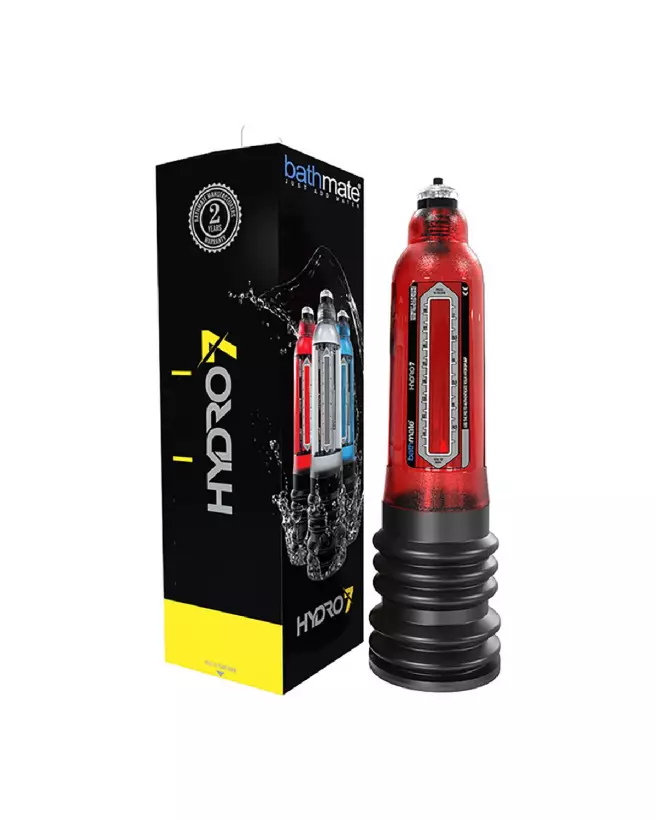 Hydro7 Penis Pump Red par BathMate pour amélioration masculine-2