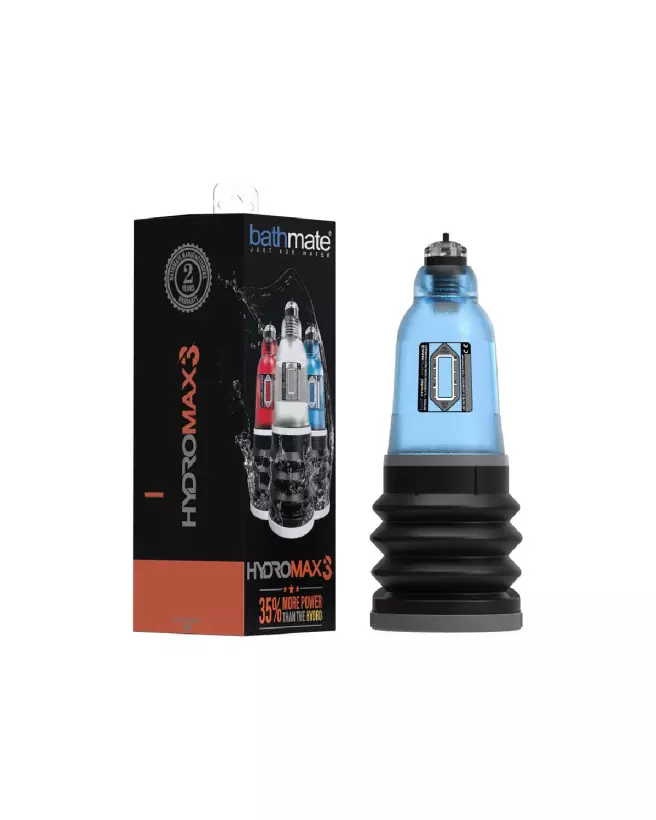 HydroMax3 Blue de BathMate, pompe à pénis haute efficacité pour amélioration et confort-2