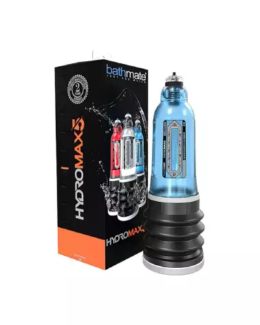 Image HydroMax5 BathMate - Pompe à pénis bleue pour performance et discrétion-2