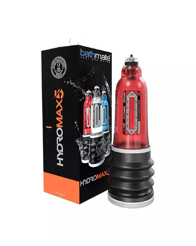 HydroMax5 BathMate pompe à pénis rouge-2