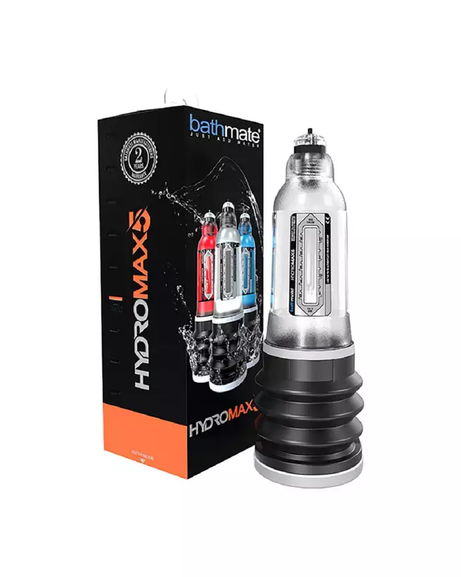 HydroMax5 BathMate pompe à pénis transparente pour amélioration efficace-2
