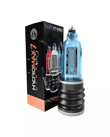 HydroMax7 Wide Boy pompe pénis bleue BathMate pour agrandissement et performance-2