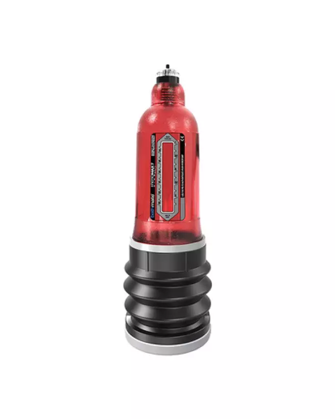 Image de la pompe à pénis HydroMax7 Wide Boy Rouge par BathMate-1