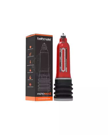 HydroMax8 BathMate pompe à pénis rouge pour amélioration performance-3