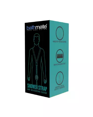 Image du Shower Strap Noir BathMate pour pompes à pénis, augmentant confort et stabilité-3