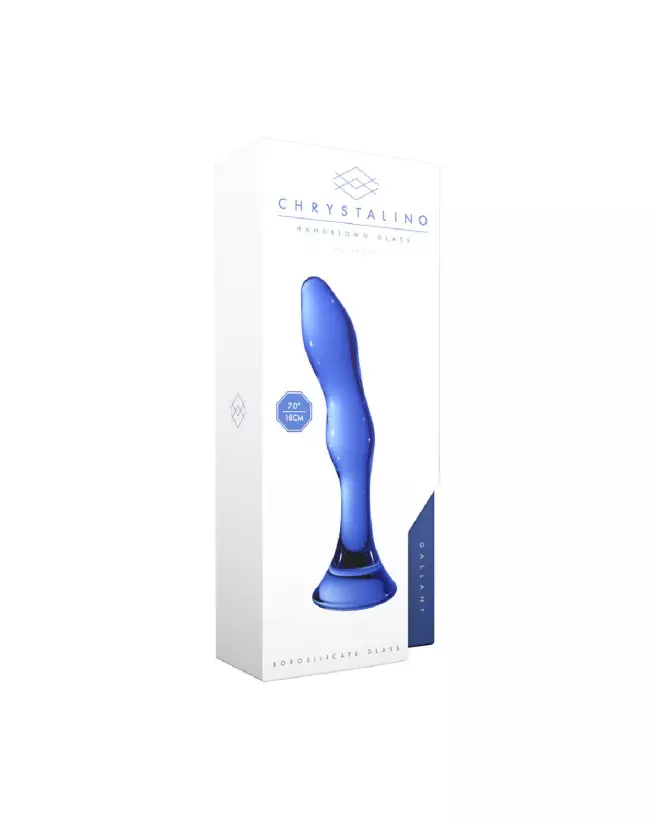 Image du Gallant Glass Dildo par Chrystalino - Sextoy en verre élégant et robuste-2