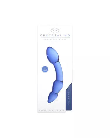 Photo du Glass Dildo Superior de Chrystalino, sextoy en verre élégant-3
