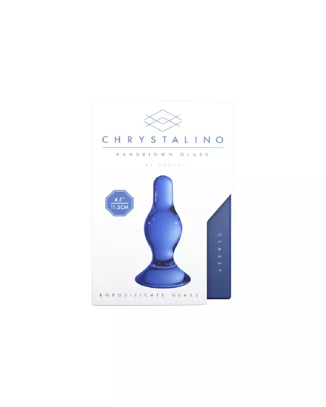 Classy Glass Butt Plug par Chrystalino - Sextoy en Verre Élégant-3