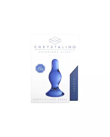 Classy Glass Butt Plug par Chrystalino - Sextoy en Verre Élégant-3
