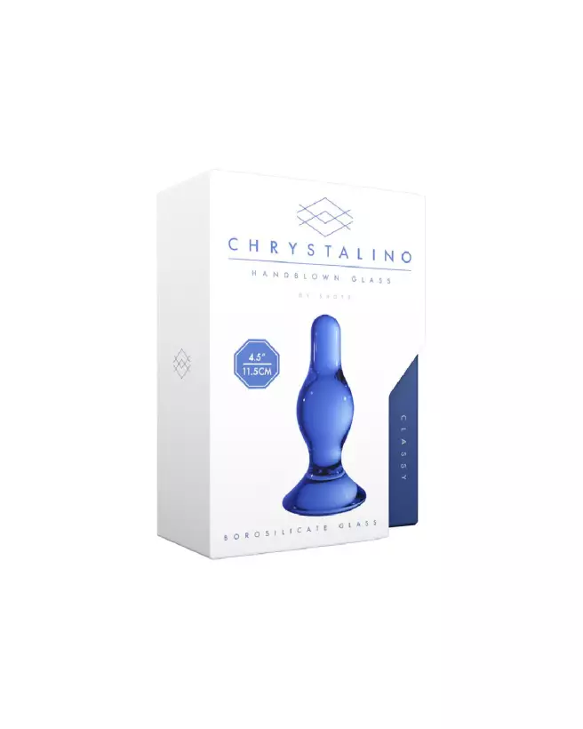 Classy Glass Butt Plug par Chrystalino - Sextoy en Verre Élégant-4