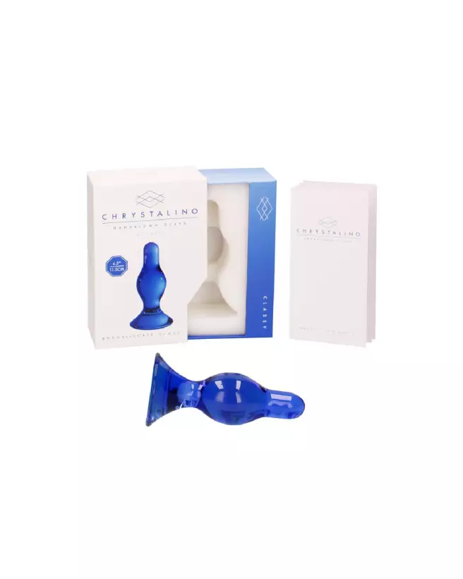 Classy Glass Butt Plug par Chrystalino - Sextoy en Verre Élégant-5