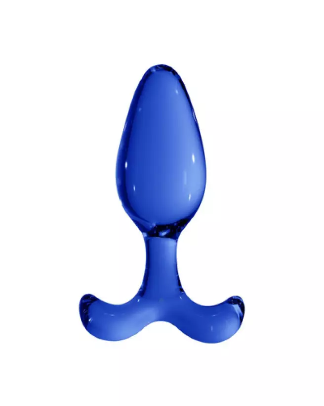 Plug anal en verre élégant Chrystalino by Shots, sextoy durable et hypoallergénique-1